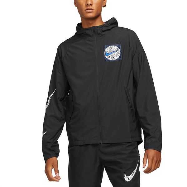 Ветровка мужскиая Nike Essential Wild Run Jacket (DA0190-010), L, WHS