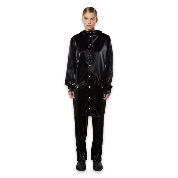 Куртка унісекс Rains Long Jacket Velvet (1202-VELVETBLACK), 2XS/XS, WHS, 1-2 дні