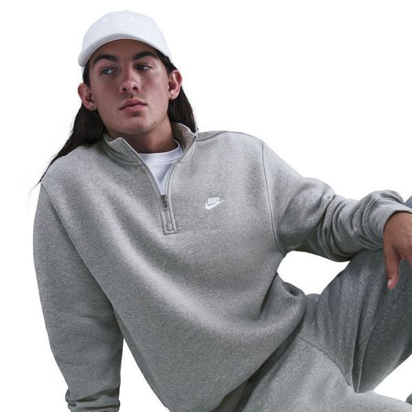 Кофта чоловіча Nike Club 1/2 Zip Fleece (FN3864-063), M, OFC, 30% - 40%, 1-2 дні