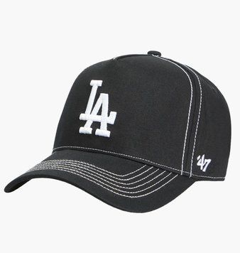 Кепка 47 Brand Los Angeles Dodgers Contrast S (CONDT12GWS-BK), OSFA, WHS, < 10%, 1-2 дня