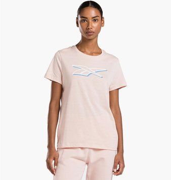 Футболка жіноча Reebok Vector Graphic T-Shirt Peach (100071095), S, WHS, 10% - 20%, 1-2 дні