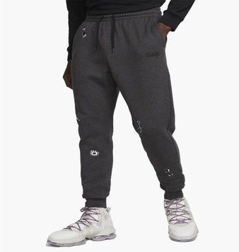 Брюки чоловічі Nike Lebron James Sweatpants Gray Chess Pattern (DQ6145-032), L, WHS, 10% - 20%, 1-2 дні