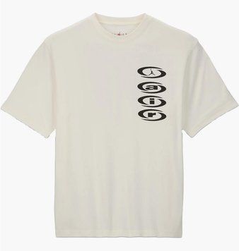 Футболка мужская Jordan Travis Scott White T-Shirt (DZ5514-133), S, WHS, 40% - 50%, 1-2 дня