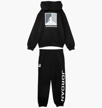 Спортивный костюм детской Jordan Mj Ess Flc Baseline Hd Set Black (85F107-023), One Size, WHS, 1-2 дня