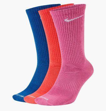 Носки Nike U Nk Everyday Plus Ltwt Crew 3Pr (DC7537-902), 42-46, WHS, < 10%, 1-2 дня