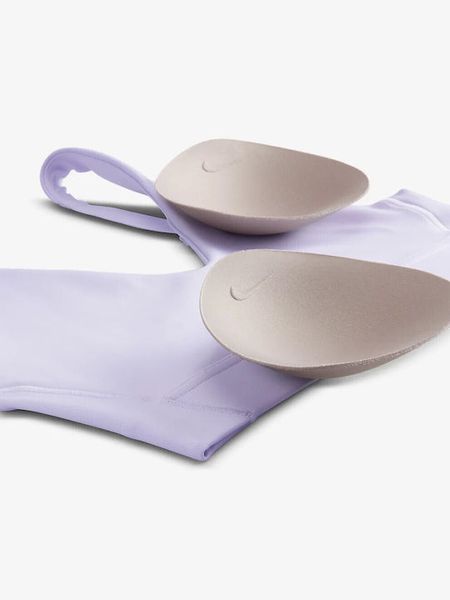 Спортивний топ жіночий Nike Indy Women's Sports Bra With Removable Padding Oxygen Purple (DV9837-536), L, WHS, 30% - 40%, 1-2 дні