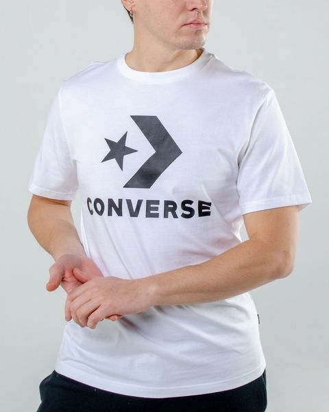 Футболка мужская Converse Star Chevron Tee (10018568-102), XS, WHS
