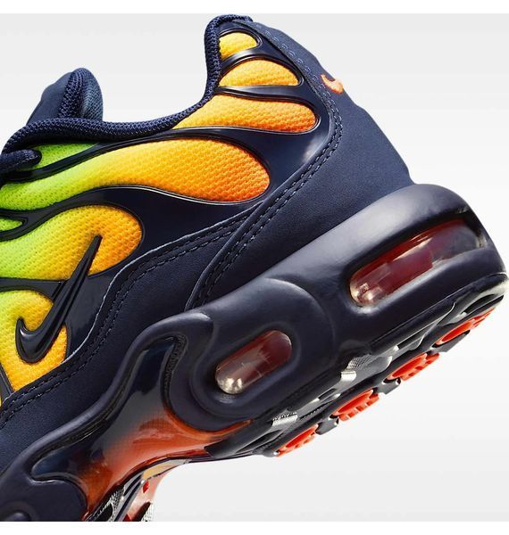 Кросівки дитячі Nike Air Max Plus Little Kids Shoes Yellow/Blue (FZ0023-700), 31, WHS, 1-2 дні