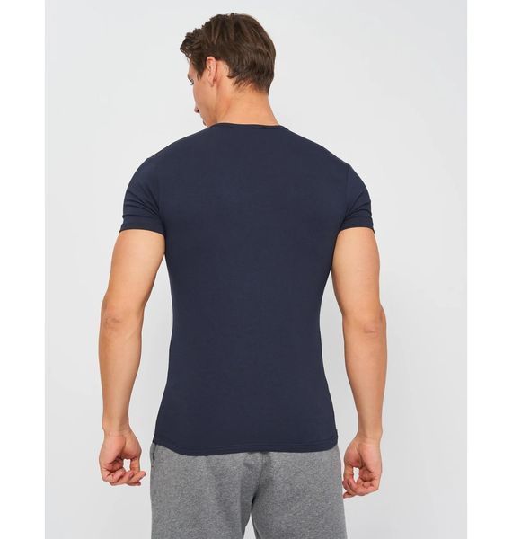 Футболка чоловіча Kappa T-Shirt Mezza Manica Scollo V (K1311-BLUNAVY), 2XL, WHS, < 10%, 1-2 дні