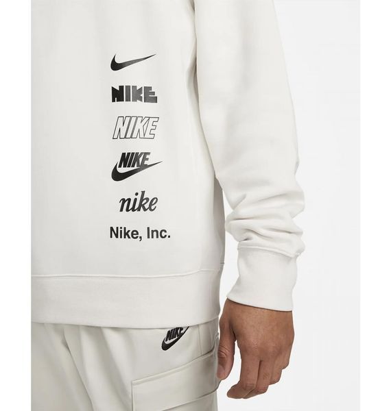 Кофта чоловіча Nike Club + Bb Crew Mlogo (DX0781-030), XL, WHS, 40% - 50%, 1-2 дні