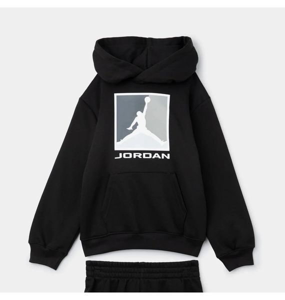 Спортивний костюм дитячий Jordan Mj Ess Flc Baseline Hd Set Black (85F107-023), One Size, WHS, 10% - 20%, 1-2 дні