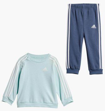 Спортивный костюм детской Adidas Essentials 3-Stripes Green/Blue (IY7575), 62, WHS, 1-2 дня