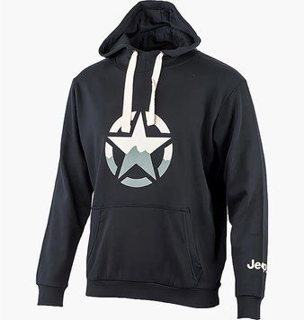 Кофта чоловіча Jeep Hooded Sweatshirt Star (O102568-B000), L, WHS, 20% - 30%, 1-2 дні