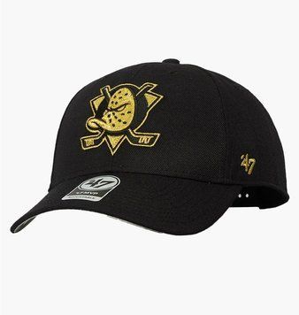 Кепка 47 Brand 47 Brand Anaheim Ducks Metallic Snap Black (MTLCS25WBP-BKC), OSFA, WHS, < 10%, 1-2 дня