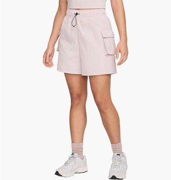 Шорти жіночі Nike Sportswear Essential Woven High-Rise Shorts Beige (DM6247-019), XS, WHS, < 10%, 1-2 дні