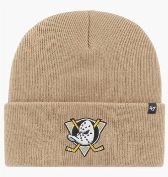 Шапка 47 Brand Mlb Anaheim Ducks Haymaker (H-HYMKR25ACE-KH), One Size, WHS, < 10%, 1-2 дні