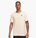 Фотографія Футболка чоловіча Jordan Jumpman Crew Beige (DC7485-110) 1 з 4 в Ideal Sport