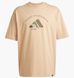 Фотографія Футболка чоловіча Adidas Codes Doodle Scooter Graphic Beige (JJ3967) 1 з 8 в Ideal Sport