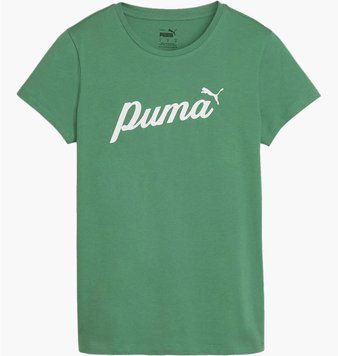 Футболка жіноча Puma Ess+ Script Green (679315-86), XS, WHS, > 50%, 1-2 дні