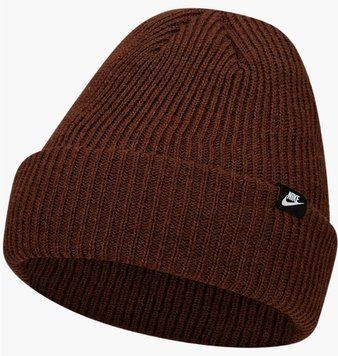 Шапка Nike Fisherman Beanie Brown (DV5435-259), One Size, WHS, 1-2 дня