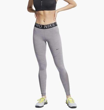 Лосіни жіночі Nike Pro Dri Fit Grey (CZ6497-056), M, WHS, 1-2 дні