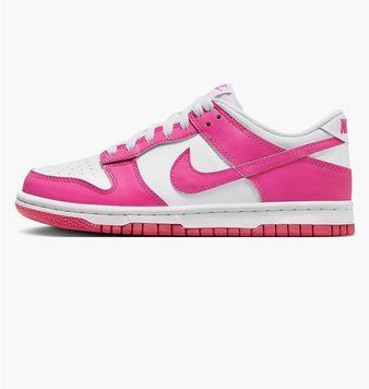 Кроссовки детские Nike Dunk Low Gs Pink/White (FB9109-102), 38, WHS, 30% - 40%, 1-2 дня