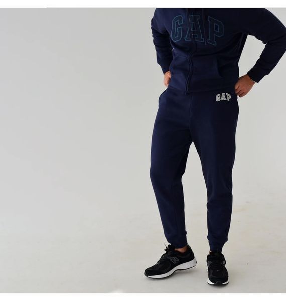 Брюки мужские Gap Logo Fleece Pants Tapestry Navy (221236051), S, WHS, < 10%, 1-2 дня