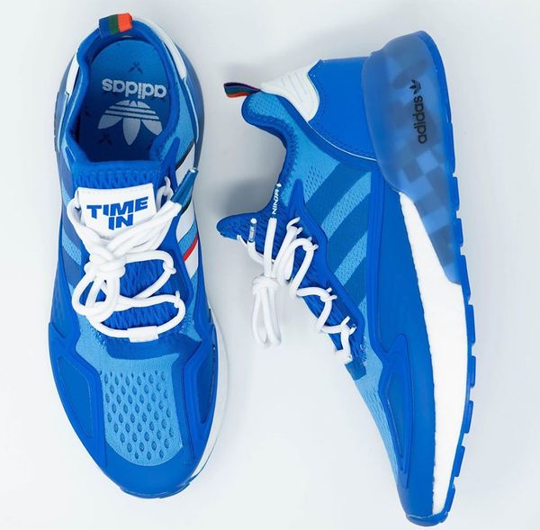 Кроссовки мужские Adidas Ninja Zx 2K Boost Blue (FZ1883), 42 2/3, WHS, 10% - 20%, 1-2 дня