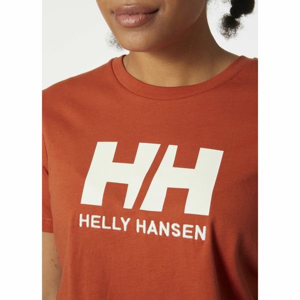 Футболка жіноча Helly Hansen Logo T-Shirt W Terracotta 2023 At Ekosport (34112-179), L, WHS, 30% - 40%, 1-2 дні