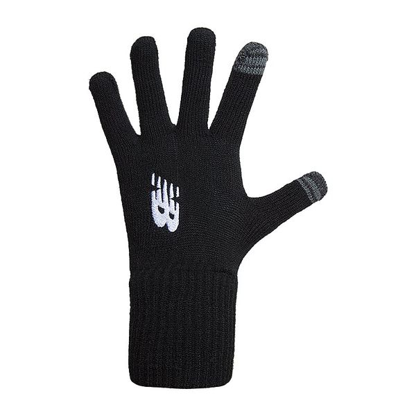 Футбольные перчатки New Balance Рукавиці New Balance Nbf Team Knitted Gloves (MG934306BKW), M/L