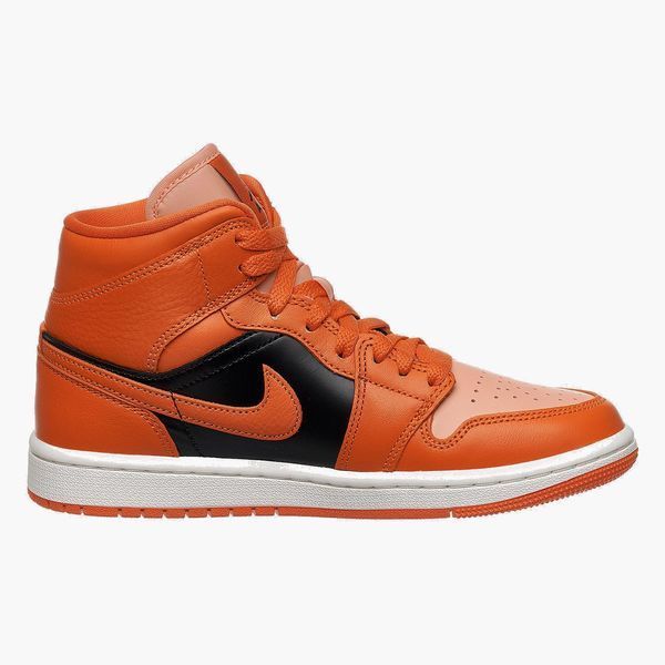 Кроссовки женские Jordan 1 Mid Orange Black (DM3381-600), 42.5, WHS, < 10%, 1-2 дня