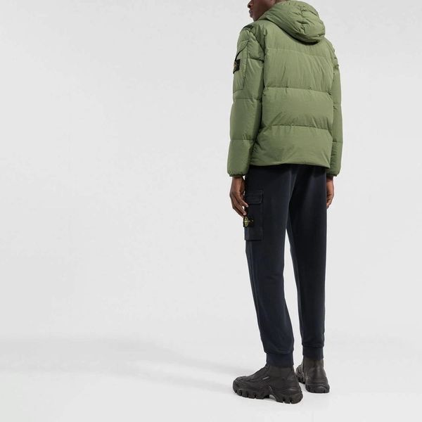 Куртка чоловіча Stone Island Crinkle Reps Down Jacket Green (771540223-V0058), 2XL, WHS, < 10%, 1-2 дні