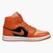 Фотография Кроссовки женские Jordan 1 Mid Orange Black (DM3381-600) 3 из 10 в Ideal Sport