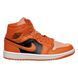 Фотография Кроссовки женские Jordan 1 Mid Orange Black (DM3381-600) 7 из 10 в Ideal Sport
