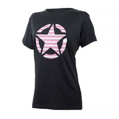 Футболка женская Jeep T-Shirt Oversize Star Striped Print Turn (O102613-B000), S, WHS, 1-2 дня