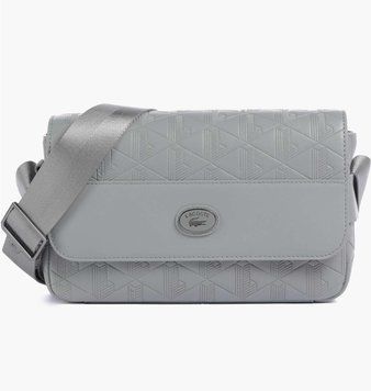 Сумка через плече Lacoste Nomogramme Grey (NU4838MR-Q81), One Size, WHS, 10% - 20%, 1-2 дні