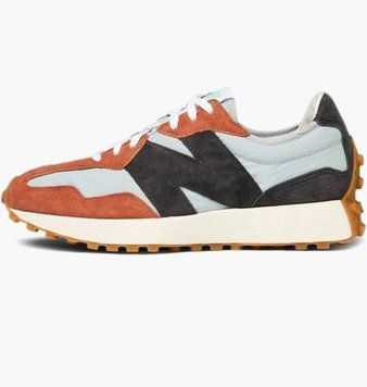 Кросівки унісекс New Balance 327 Light Blue/Orange (MS327JC1), 42, WHS, < 10%, 1-2 дні
