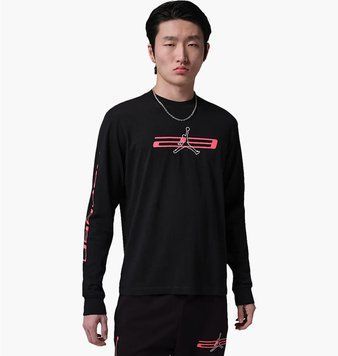 Кофта чоловіча Jordan Sport Dri-Fit Graphic Crewneck Black (IF0855-010), S, WHS, 30% - 40%, 1-2 дні