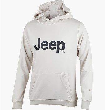 Кофта чоловіча Jeep Hooded Sweatshirt Beige (O102566-J864), L, WHS, 40% - 50%, 1-2 дні