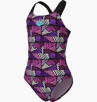 Купальник закритий дитячий Arena Candies Swimsuit Swim Pro Back Violet (010285-990), 128 CM, WHS, < 10%, 1-2 дні
