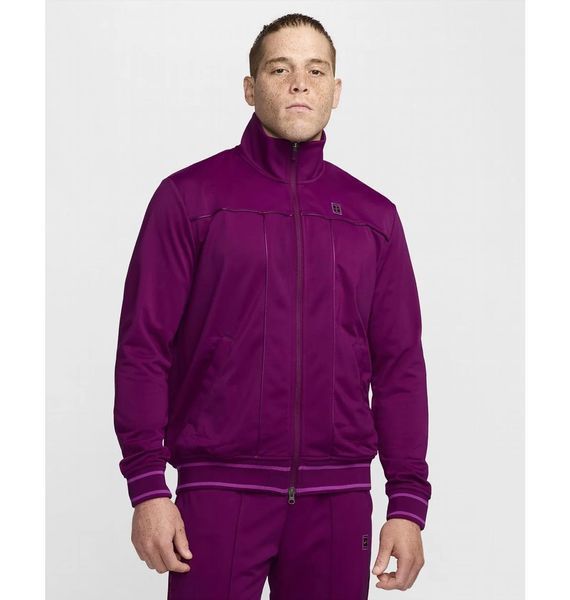 Кофта чоловіча Nike Ourt Tennis Jacket Violet (DC0620-610), L, WHS, 10% - 20%, 1-2 дні