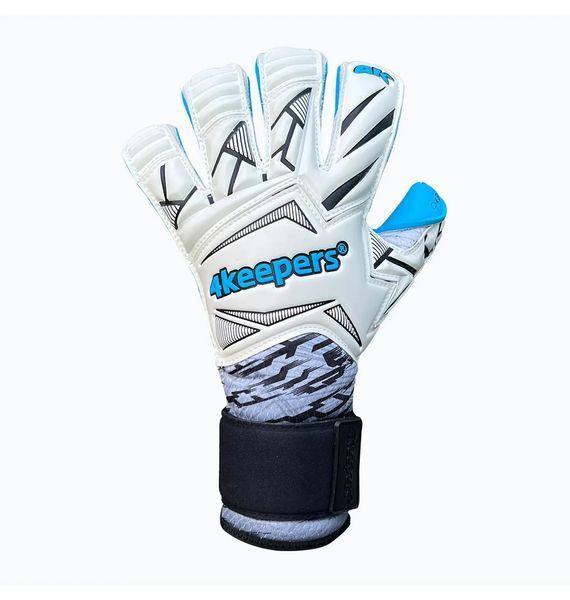 Футбольні рукавиці унісекс 4Keepers White/Blue (FORCEV2.25RF2G), One Size, WHS, 10% - 20%, 1-2 дні