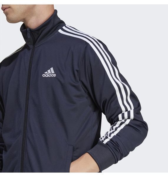 Спортивний костюм чоловічий Adidas Sportswear Basic 3-Stripes Tricot Track Suit Blue Hz2220 (HZ2220), L, WHS, 1-2 дні