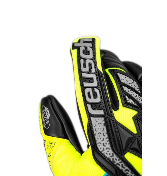 Футбольні рукавиці унісекс Reusch Attrakt Freegel Silver Junior (5572235-2025), 7.5, WHS, < 10%, 1-2 дні