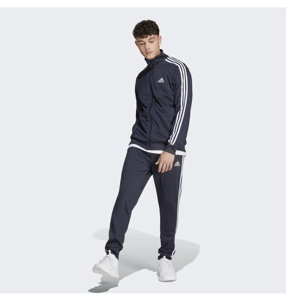 Спортивний костюм чоловічий Adidas Sportswear Basic 3-Stripes Tricot Track Suit Blue Hz2220 (HZ2220), L, WHS, 1-2 дні