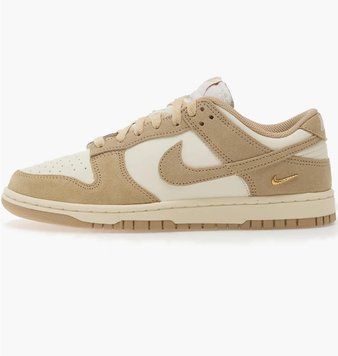 Кроссовки женские Nike Dunk Low White/Beige (IO4244-101), 38.5, WHS, 1-2 дня