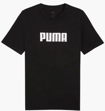 Футболка чоловіча Puma Ess Logo Tee Black (686759-01), M, WHS, 1-2 дні