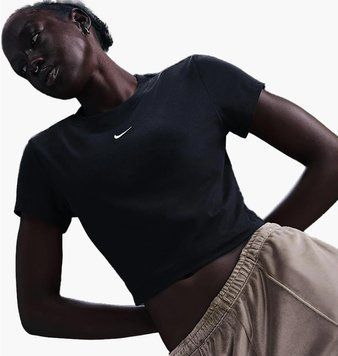 Футболка жіноча Nike Sportswear Chill Knit Black (HF9538-011), L, WHS, < 10%, 1-2 дні