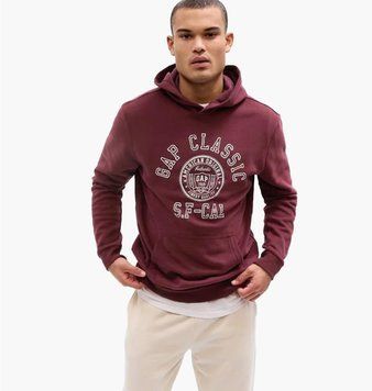 Кофта мужская Gap Gap Raglan Tee Xl Bordo (795694-02), S, WHS, 10% - 20%, 1-2 дня