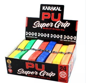 Ручка для ракетки из сквоша Karakal Pu Super Grip (Assorted) (KA665), ADULT, WHS, < 10%, 1-2 дня